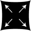 4-way stretch icon