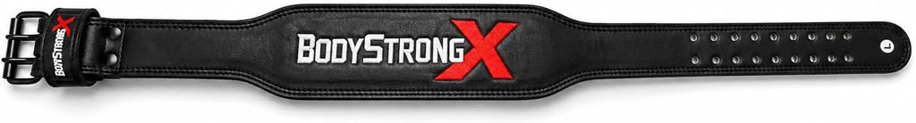 7mm Leather Weightlifting Belt – Genuine Leather Lifting Belt for Squats, Deadlifts, Powerlifting & Bodybuilding, Adjustable Double Prong Buckle, Lower Back Support for Strength Training, Men & Women
