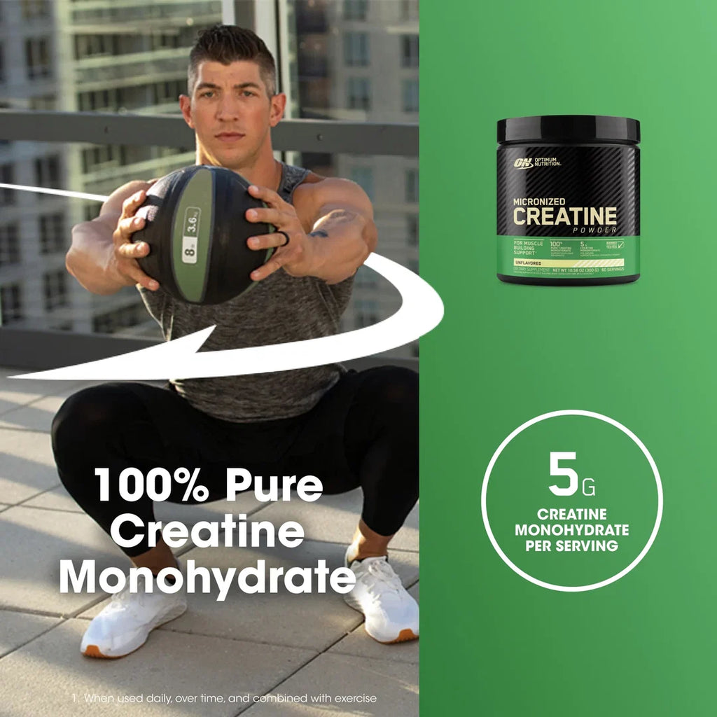 Creatine Monohydrate Powder by Optimum Nutrition 60 Servings
