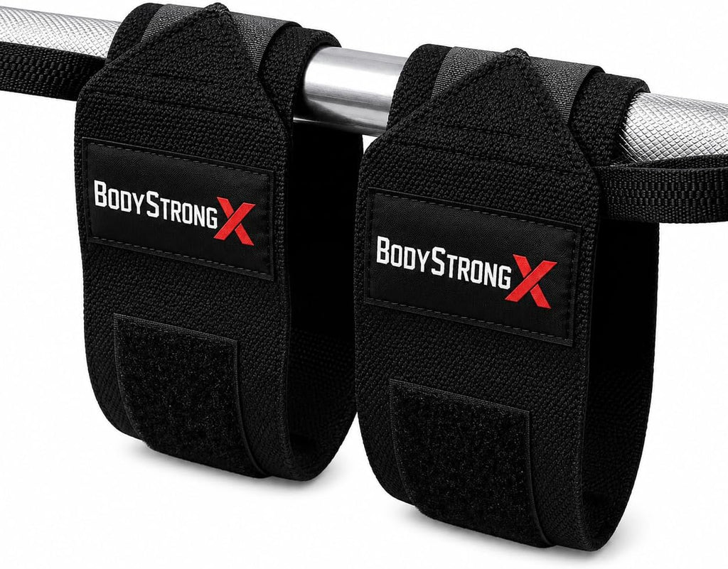 Weightlifting Wrist Wraps for Men & Women, Heavy Duty Wrist Support with Reinforced Thumb Loop for Powerlifting, Bench Press, Strength Training, Bodybuilding & Gym Workouts (Pair)