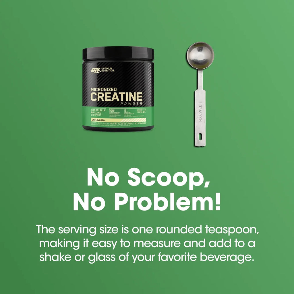 Creatine Monohydrate Powder by Optimum Nutrition 60 Servings