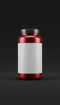 Crimson Surge Pre-Workout Bottle