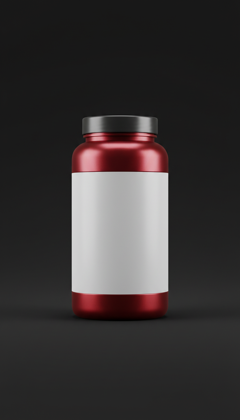 Crimson Surge Pre-Workout Bottle
