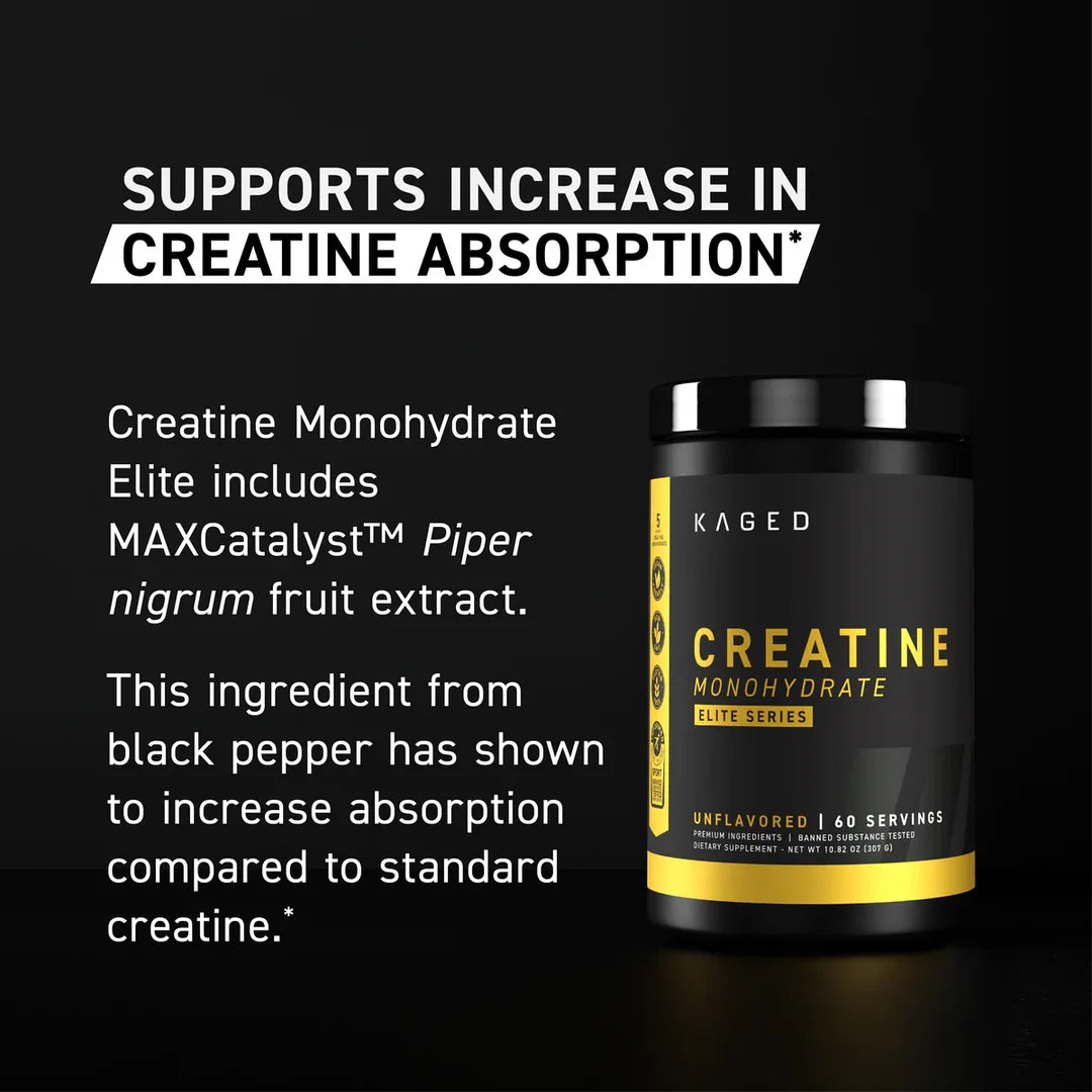 KAGED CREATINE MONOHYDRATE ELITE 60 SERVINGS