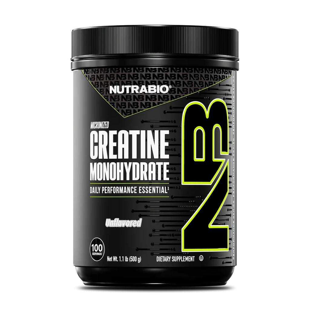 CREATINE MONOHYDRATE 100 SERVINGS UNFLAVORED BY NUTRA BIO ( HALAL,GMP CERTIFIED, FDA APPROVED)