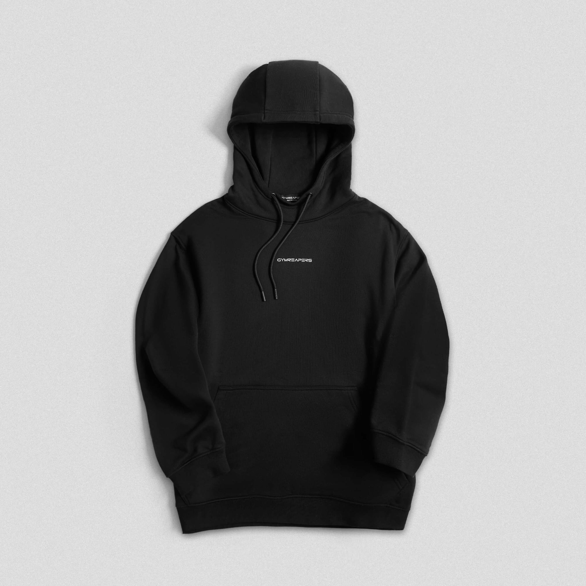 axis hoodie black white front