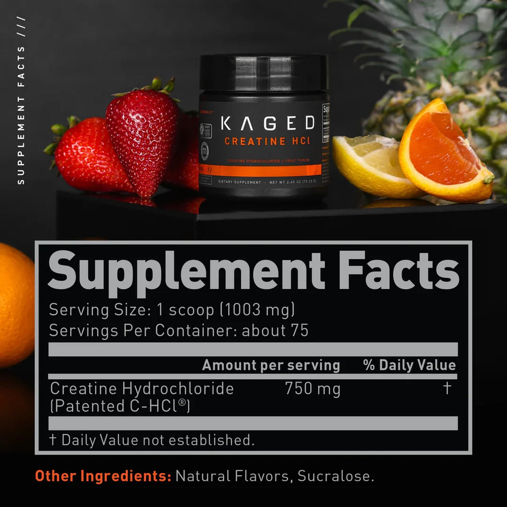 Creatine HCL 75 Servings Kaged